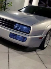 Lamin-X Ford Mustang Cobra Round 1999-2001 Blue Fog Light Covers                                     - F109B - Image 4