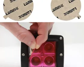Lamin-X Ford Mustang Cobra Round 1999-2001 Pink Fog Light Covers