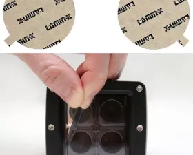 Lamin-X Ford Focus SVT 2000-2004 Round Fog CoversGunsmoke Fog Light Covers