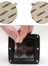 Lamin-X Ford Focus SVT 2000-2004 Round Fog CoversGunsmoke Fog Light Covers                                     - F111G - Image 5