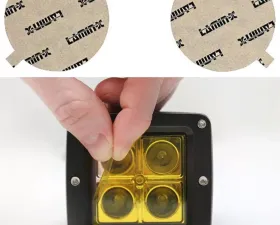 Lamin-X Ford Focus SVT 2000-2004 Round Fog CoversYellow Fog Light Covers