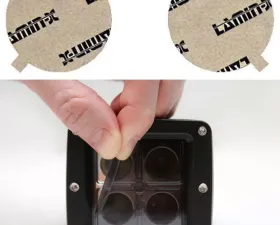 Lamin-X Ford Focus 2005-2007 Gunsmoke Fog Light Covers