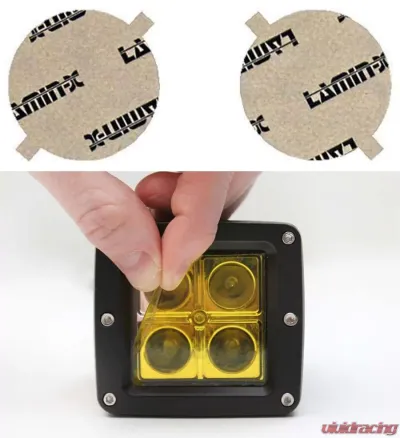 Lamin-X Ford Focus 2005-2007 Yellow Fog Light Covers - F114Y
