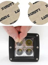 Lamin-X Ford Fusion 2006-2009 Clear Fog Light Covers                                     - F119CL - Image 4