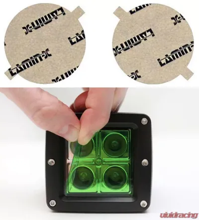 Lamin-X Ford Fusion 2006-2009 Green Fog Light Covers - F119GR