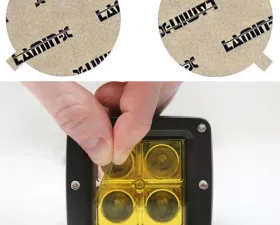 Lamin-X Ford Fusion 2006-2009 Yellow Fog Light Covers