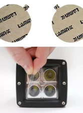 Lamin-X Ford Thunderbird 2002-2005 Clear Fog Light Covers                                     - F123CL - Image 4