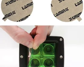Lamin-X Ford Thunderbird 2002-2005 Green Fog Light Covers