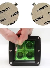 Lamin-X Ford Thunderbird 2002-2005 Green Fog Light Covers                                     - F123GR - Image 5