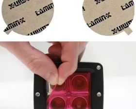 Lamin-X Ford Thunderbird 2002-2005 Pink Fog Light Covers