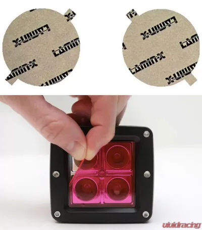 Lamin-X Ford Thunderbird 2002-2005 Pink Fog Light Covers - F123P