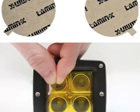 Lamin-X Ford Thunderbird 2002-2005 Yellow Fog Light Covers