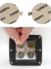 Lamin-X Ford Focus Sedan 2008-2011 Clear Fog Light Covers                                     - F126CL - Image 4