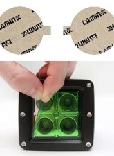 Lamin-X Ford Focus Sedan 2008-2011 Green Fog Light Covers                                     - F126GR - Image 5