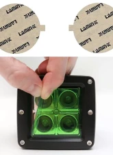 Lamin-X Ford F-150 2009-2014 Green Fog Light Covers                                     - F128GR - Image 5