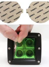 Lamin-X Ford Mustang GT 2013-2014 Green Fog Light Covers                                     - F139GR - Image 5