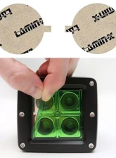 Lamin-X Ford Mustang Roush 2010-2012 Green Fog Light Covers                                     - F144GR - Image 5