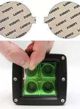 Lamin-X Ford Fiesta ST 2014-2019 Green Fog Light Covers                                     - F146GR - Image 5