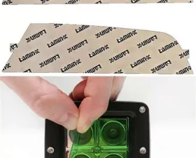 Lamin-X Ford Focus ST 2015-2018 Green Fog Light Covers