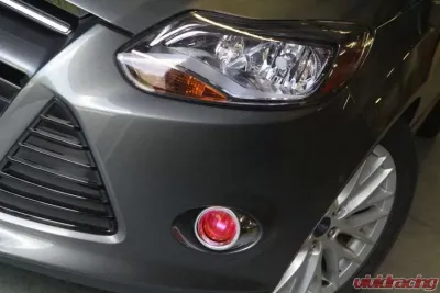 Lamin-X Ford Focus ST 2015-2018 Pink Fog Light Covers - F149P