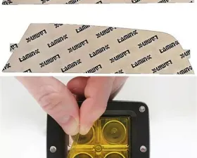 Lamin-X Ford Focus ST 2015-2018 Yellow Fog Light Covers