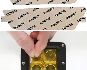 Lamin-X Ford Focus 2015-2018 Yellow Fog Light Covers