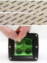 Lamin-X Ford Expedition 2015-2017 Green Fog Light Covers                                     - F154GR - Image 5