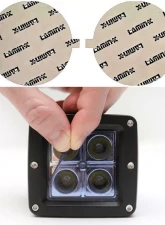 Lamin-X Fiat 500L 2015-2018 Blue Fog Light Covers                                     - FT103B - Image 5