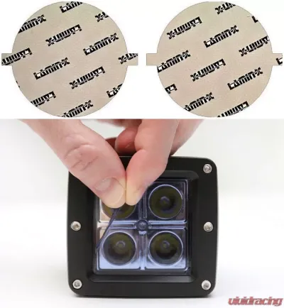 Lamin-X Fiat 500L 2015-2018 Blue Fog Light Covers - FT103B