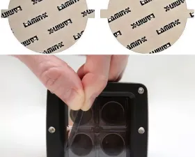 Lamin-X Fiat 500L 2015-2018 Gunsmoke Fog Light Covers