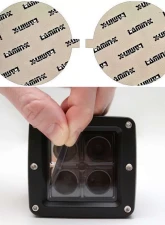 Lamin-X Fiat 500L 2015-2018 Gunsmoke Fog Light Covers                                     - FT103G - Image 5