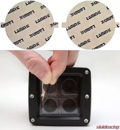 Lamin-X Fiat 500L 2015-2018 Gunsmoke Fog Light Covers - FT103G