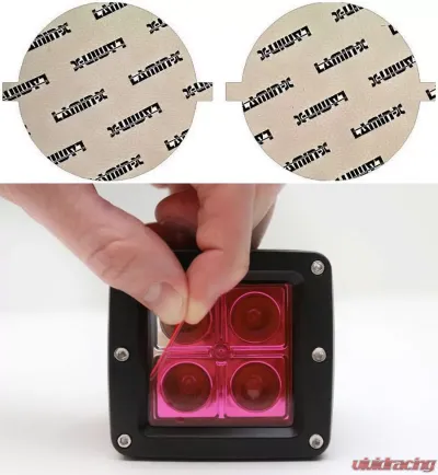 Lamin-X Fiat 500L 2015-2018 Pink Fog Light Covers - FT103P