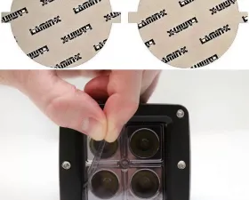 Lamin-X Fiat 500L 2015-2018 Tint Fog Light Covers