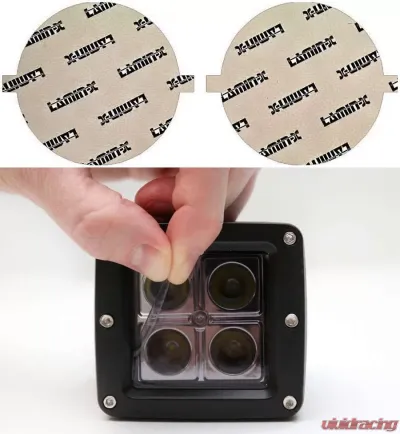 Lamin-X Fiat 500L 2015-2018 Tint Fog Light Covers - FT103T