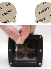 Lamin-X Honda Element 2003-2008 Gunsmoke Fog Light Covers                                     - H108G - Image 5