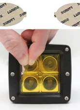 Lamin-X Honda Civic Coupe 2006-2008 Yellow Fog Light Covers                                     - H116-1Y - Image 5