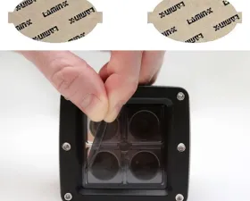 Lamin-X Honda Fit 2007-2008 Gunsmoke Fog Light Covers