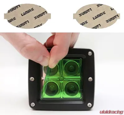 Lamin-X Honda Fit 2007-2008 Green Fog Light Covers - H119GR