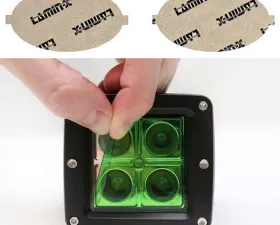 Lamin-X Honda Accord Coupe 2008-2010 Green Fog Light Covers
