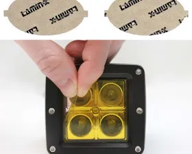 Lamin-X Honda Accord Coupe 2008-2010 Yellow Fog Light Covers