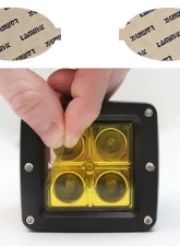 Lamin-X Honda Insight 2010-2011 Yellow Fog Light Covers                                     - H131Y - Image 5