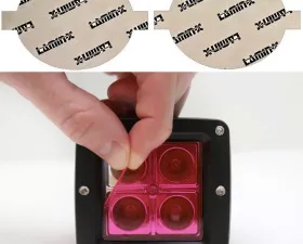 Lamin-X Honda Crosstour 2013-2015 Pink Fog Light Covers