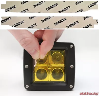 Lamin-X Honda Accord Sedan 2016-2021 Yellow Fog Light Covers - H157Y