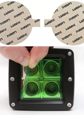 Lamin-X Honda Civic Hatchback 2016-2020 Green Fog Light Covers                                     - H163GR - Image 5