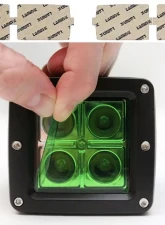 Lamin-X Honda Ridgeline 2009-2014 Green Fog & DRL Covers                                     - H435GR - Image 5