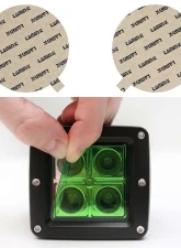 Lamin-X Hummer H3 2005-2010 Green Fog Light Covers                                     - HU102GR - Image 5