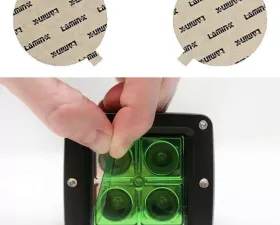 Lamin-X Hyundai Tiburon 2003-2006 Green Fog Light Covers