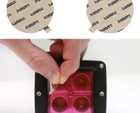 Lamin-X Hyundai Tiburon 2003-2006 Pink Fog Light Covers