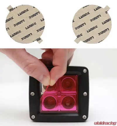 Lamin-X Hyundai Tiburon 2003-2006 Pink Fog Light Covers - HY101P